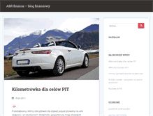 Tablet Screenshot of abrfinanse.pl